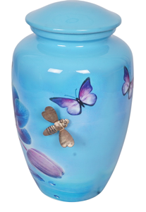 Urne funéraire en plastique ABS en marbre vert de haute qualité fournitures funéraires classiques pour cendres adultes fini coloré - Product Image 6