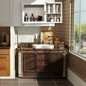 Mueble de Cocina de Acero Inoxidable Montado en la Pared con Cajones, Diseño Moderno para Cocina y Baño |   Fabricante de Vietnam - Product Image 2