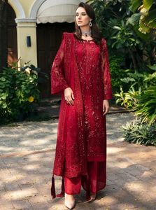 Precios al por mayor Diseños personalizados 100% Vestido formal y de fiesta de alta calidad Conjuntos de mujer Vestidos de estilo boutique de diseñador pakistaní - Product Image 2