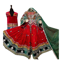 Vente flash, meilleur prix, robes afghanes kutchi, style ethnique, robe afghane faite à la main pour femmes avec veste pour hommes, culture afghane, ensembles pour femmes