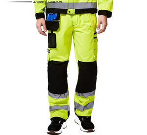 Vêtements de travail de sécurité personnalisés, pantalon de mécanicien, qualité supérieure, pantalon de travail durable, prix bas, fournisseur de pantalons de travail de sécurité industrielle - Product Image 4