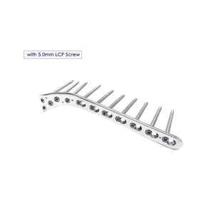 Placas de tibia lateral proximal veterinaria 5,0mm Juego de 12 piezas (L6R6) Instrumentos quirúrgicos ortopédicos de acero inoxidable - Product Image 2