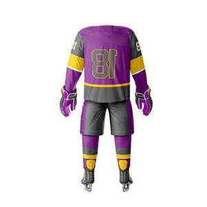 Nouveau style unique uniformes de hockey sur glace de sublimation vêtements de sport ensembles d'uniformes de hockey sur glace de sport personnalisés - Product Image 6