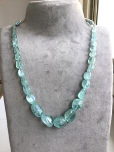 Perles de pierre naturelle Aquamarine brute pour la fabrication de bijoux fins - Product Image 6