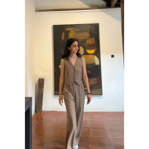 Conjunto de abrigo para moda en capas y mujer Conjunto de abrigo de diseñador en línea para temporadas de invierno y otoño - Product Image 6