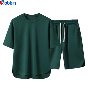 Conjunto de Pantalones Cortos de Algodón Cómodos y Transpirables para Hombre, Colección de Verano Unisex, Nuevo Conjunto Deportivo Corto Personalizado para Hombre, Talla Grande - Product Image 2