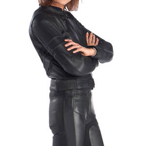 2025 Custom Made Women Motorbike Longed Zippers Detail-black Color-custom Leather <b>Bikers</b> <b>Jacket</b> for Women - Product Image 6