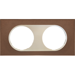 Interrupteurs muraux 2 groupes COMETE Future Plate Design - Product Image 1