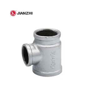 Jianzhi GI raccords de Joint de tuyau en fer galvanisé connecteur réducteur douille coude TEE mamelon douille