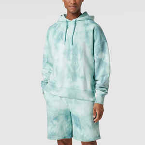 Ensemble short et sweat-shirt en molleton respirant 100% coton pour homme, décontracté, automne, haute qualité, nouveau design - Product Image 4