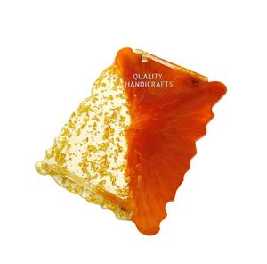 Bandeja de Servicio de Resina Epoxi de Diseño Nuevo 2025, Multicolor, 30x20x5cm, Artesanía de Calidad, con Asa, para Hoteles, Restaurantes, Café de Lujo - Product Image 2