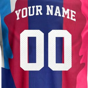 Customized Multi Colors Printed Team Player Names Numbers Soccer Jerseys 100% Polyester <b>Mesh</b> Fabric Crew Neck <b>Short</b> Breathable - Product Image 5