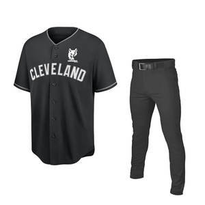 Nueva llegada Ropa deportiva 100% Tela de poliéster Uniforme de béisbol Mejor precio Uniforme de béisbol para la venta - Product Image 1