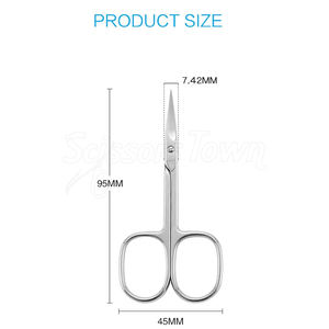 High Precision Stainless Steel Toenail Cuticle <b>Scissor</b> <b>for</b> Shaping <b>Nails</b> and Trimming Cuticles at Salon or Home - Product Image 2