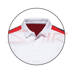 เสื้อโปโลผ้าใยไผ่สำหรับผู้ชายเสื้อโปโลผ้าคอตตอนบล็อกสีเรียบง่ายออกแบบได้ตามต้องการ - Product Image 2