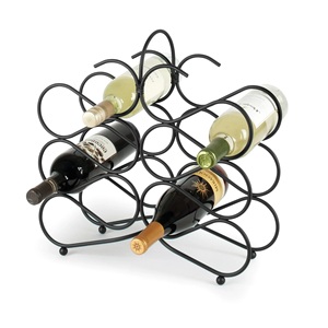 Étagère à vin en fil métallique pour comptoir, support de rangement pour bouteilles de vin, support pour bouteilles de champagne de cuisine, prix le plus bas - Product Image 3