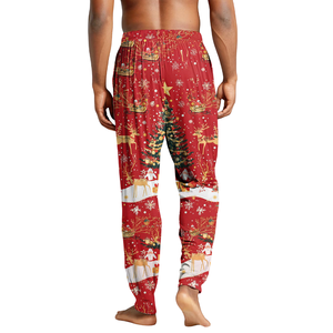 Nouveau gros meilleure qualité polyester et coton tissu à la mode classique Look confortable pantalons de survêtement pour hommes - Product Image 2