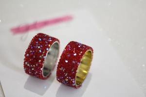 Anillos de Servilleta Acrílicos Hermosos, Duraderos y Ecológicos para Bodas, Fiestas y Cenas Navideñas, con un Toque Rústico y Natural - Product Image 4