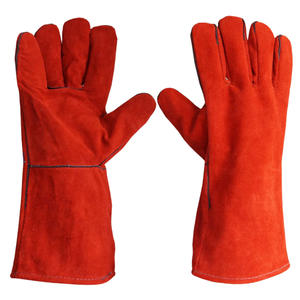 Gants de soudage en cuir à logo gaufré Palm unique Emballage personnalisé de marque de qualité supérieure Améliorer l'expérience de déballage Gants en cuir - Product Image 6
