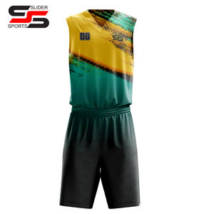 Concevez votre propre maillot de basket-ball de vêtements de sport ensemble court 100% polyester uniforme de basket-ball en gros avec motif personnalisé - Product Image 5