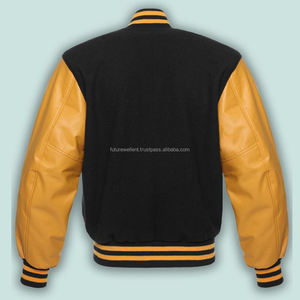 Fabricante de ropa de calle, venta al por mayor, chaquetas personalizadas, chaqueta de béisbol universitaria de talla grande Letterman Varsity Vintage School para hombre - Product Image 5