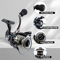 1000 2000 3000 4000 5000 6000 Moulinets de pêche CNC Spinning Reel