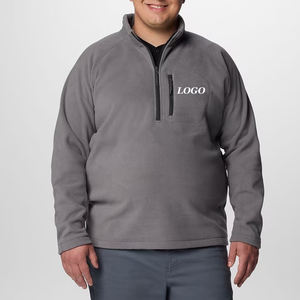 Sudadera para Hombre con Corte Clásico para Pedidos al por Mayor, Sudadera Deportiva Transpirable para Hombre / Mangas Completas con Diseño de Cuello con Cremallera - Product Image 1