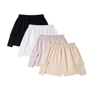 Kakis écologique Vietnam court vêtements pour femmes service OEM Short cargo décontracté solide régulier 95% coton 5% Spandex - Product Image 6