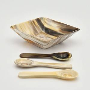 Cuenco de cuerno de lujo, superventas, cuenco decorativo y para servir Búfalo en todos los tamaños, cuencos directos de fábrica de lametierartz - Product Image 3