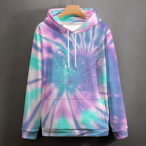 Uso al aire libre Superventas Tie Dye Hoodies Ropa de moda Precio bajo Hombres Tie Dye Hoodies - Product Image 3