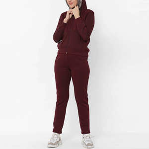 Chándal de mujer de lana de algodón 100% a precio barato, ropa informal profesional, chándales de mujer para uso en exteriores - Product Image 3