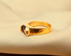 แหวนทองคำขาวชุบทอง18K แหวนมินิมอลลิสต์งานหมั้นแต่งงานของผู้หญิงเครื่องประดับโกเมนสีแดง925ทรงรีประดับเพชรคลาสสิก - Product Image 6