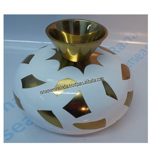 Florero de Metal de nuevo diseño de alta calidad de fabricante indio para decoraciones del hogar decoraciones de boda decoraciones para eventos - Product Image 4