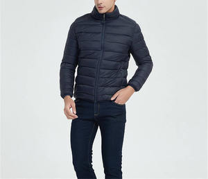 Nueva Chaqueta de Plumón Ligera de Invierno para Hombre, Diseño Personalizado de Alta Calidad al por Mayor, Chaqueta Acolchada con Cuello Alto para Hombre - Product Image 2
