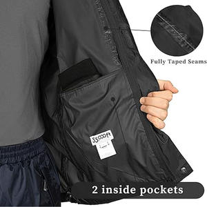 Veste de pluie de travail pour hommes Vêtements de travail enduits de polyester Veste d'extérieur Veste de pluie imperméable téléchargée par Dress Sports - Product Image 6