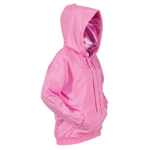 Sudadera con capucha con forro de satén con diseño cuadrado desgastado personalizado, sudaderas recortadas de satén con lavado ácido de punto de gran tamaño, ropa de calle pesada para mujer - Product Image 5