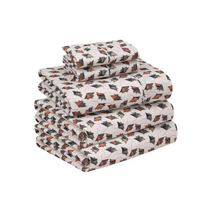 Cung cấp số lượng lớn tấm ga trải giường đặt Vua Kích thước sang trọng thiết kế tinh khiết bông bộ đồ giường Set với tùy chỉnh in - Product Image 6