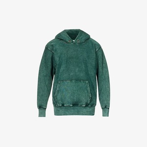 Sweats à capuche surdimensionnés en coton épais avec logo personnalisé sweat à capuche en polaire brodé de saison d'hiver avec impression lavée à l'acide de luxe sans ficelle - Product Image 3