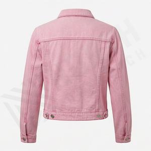 Vestes en jean pour femmes tendance, imperméables, écologiques, en coton, vêtements d'extérieur élégants, vêtements de rue décontractés, personnalisés - Product Image 2