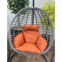 Fauteuil suspendu moderne en rotin, chaise œuf en osier avec support pour chambre, parc, extérieur, patio, mobilier de jardin