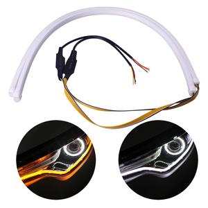 Luz diurna halógena flexible de 60 cm, luz de señal de giro ámbar, tira de luz para Bora Accord, nueva protección IP67, 12 V, 18 W - Product Image 1