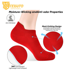 Chaussettes de compression 100% coton très vendues pour hommes, femmes et enfants, antibactériennes, respirantes, pour le voyage, la course à pied, le sport, soulagement de la pression - Product Image 3