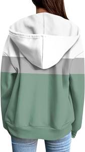 Sudadera personalizada con capucha para hombre, cremallera, cremallera completa, forro polar de algodón, sudadera de gran tamaño, conjunto de Jogger, ropa de calle con bolsillo - Product Image 4