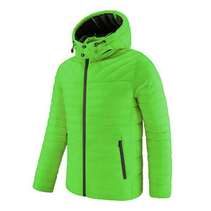 Chaqueta acolchada impermeable de invierno con cuello levantado para hombre al por mayor, chaqueta acolchada personalizada para exteriores, chaqueta acolchada para hombre - Product Image 1