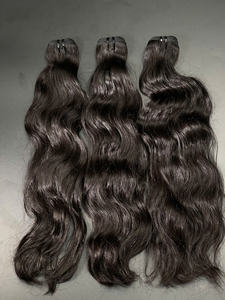 Haute qualité 100% vierge Remy cheveux Extension Machine Double trame soyeux vague droite couleur naturelle cheveux vietnamiens - Product Image 3