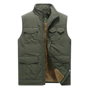 Veste matelassée en laine imperméable coupe-vent respirante sans manches pour homme, fabriquée sur mesure par le fabricant direct, pour une utilisation en extérieur - Product Image 2