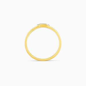 แหวนเพชรทรงสี่เหลี่ยม Heer by GIVA Gold รุ่น SKU GDLR0234 - Product Image 4