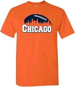 Camiseta con el Horizonte de la Ciudad de Buffalo, Fútbol Americano, Azul, Algodón, Diseño Deportivo Personalizado, para Fanáticos del Fútbol Americano - Product Image 4