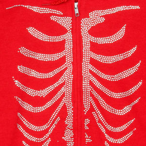 Sweat-shirts pour hommes personnalisés en molleton 100% coton 500GSM, lourds, brodés de strass, séchage rapide, respirants, délavés à l'acide, effet usé - Product Image 6