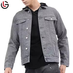 Veste en jean d'hiver pour hommes High Street Style 100% Cotton Waterproof Eco-Friendly Reversible Windproof Quick Dry Breathable - Product Image 1